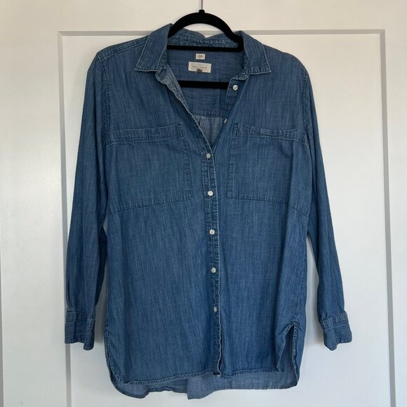 Loft Softened shirt. Medium, blue/chambray - Picture 1 of 5